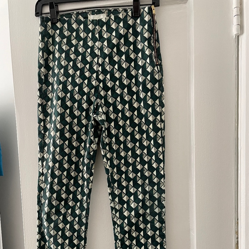 H&M printed geometric print pants
